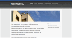 Desktop Screenshot of hm-suunnittelu.fi